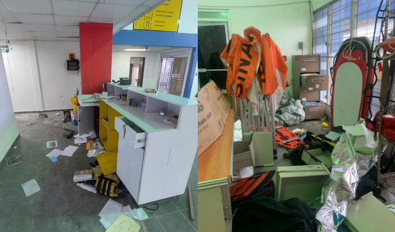 Vandalizan oficinas de Sinaproc en Changuinola  