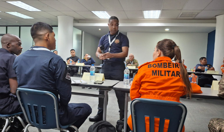 Delegaciones de 12 países se entrenan en Panamá ante incidentes con agentes químicos de guerra 