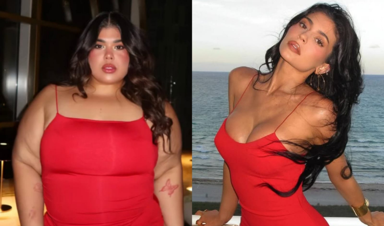 Brithany Ryce se luce recreando un look de Kylie Jenner  
