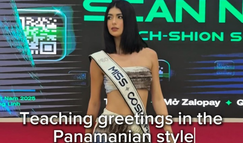 Italy Mora hace sonar un '¡Qué xopa Panamá!' desde Vietnam 