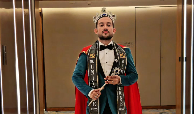 Panameño Alberto Henríquez es coronado Mr. Universe 2025 en India 
