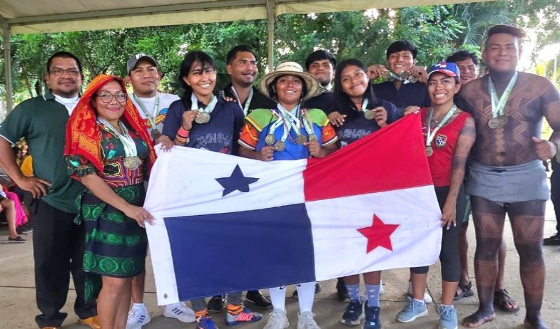 Atletas indígenas panameños logran medallas en Juegos Ancestrales en Colombia 