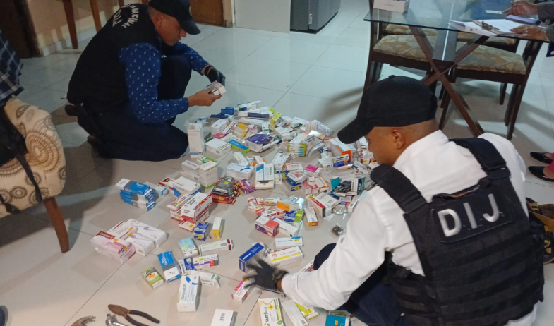 Recuperan medicamentos hurtados en una farmacia en Arraiján  