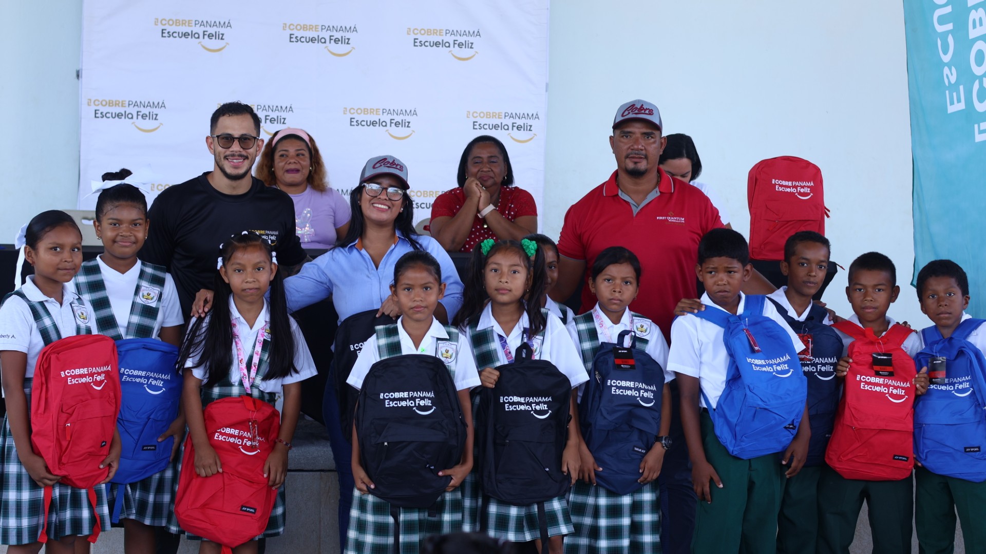 En Colón, Escuela Feliz de Cobre Panamá ya impacta a más de 2,000 estudiantes con beneficios tangibles 