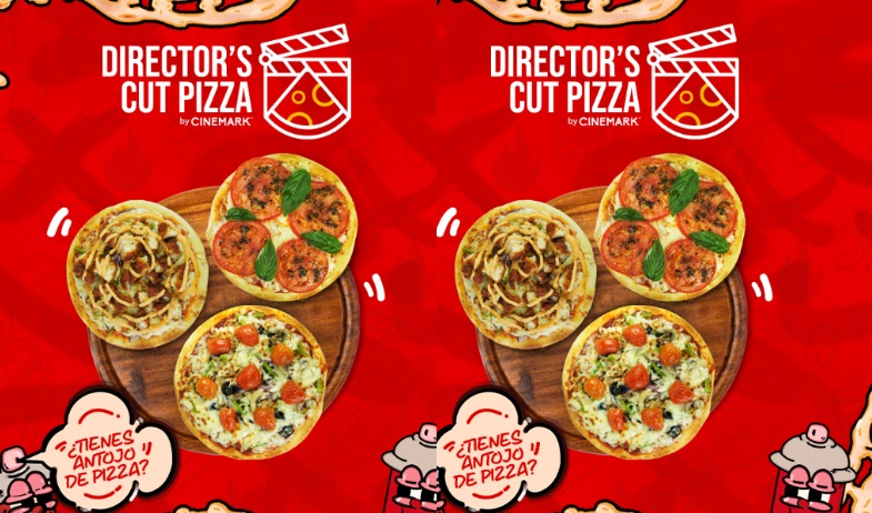 ¡Una pizza de película! Cinemark lanza DIRECTOR'S CUT PIZZA en Panamá 