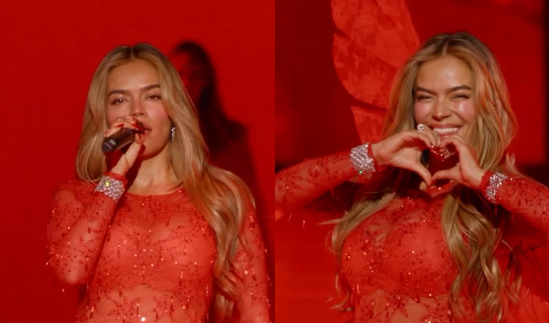 Karol G deslumbra con su música y como ángel latino en el Victoria’s Secret Fashion Show 2025 