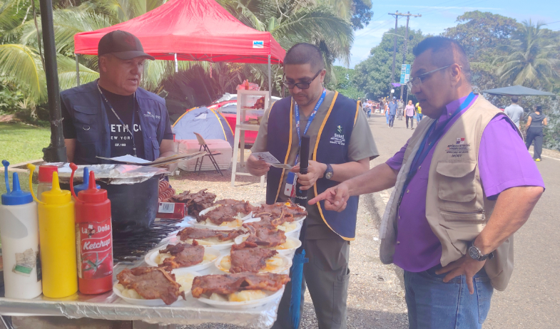 Detenciones e irregularidades en comercio de expendio de alimentos en la festividad del Cristo Negro de Portobelo 