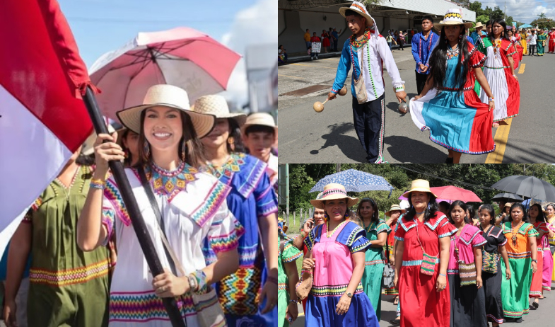 Más de tres mil mujeres Ngäbe Buglé en Panamá celebran primer desfile de las 'Mil Naguas' 