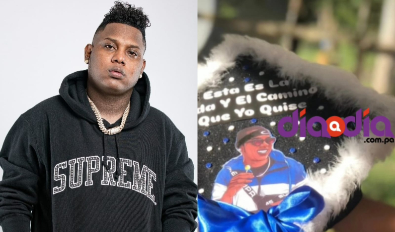 Estudiante rinde tributo a Yemil en su birrete de graduación 