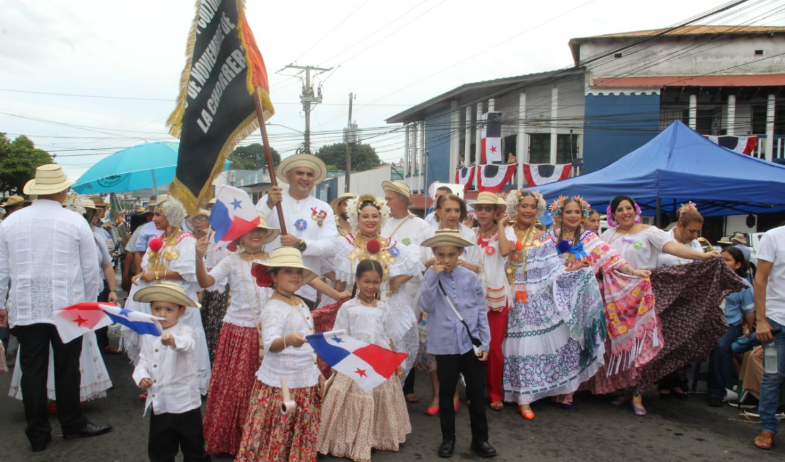 Panamá Oeste celebra en grande el Primer Grito de Independencia de La Villa de Los Santos  