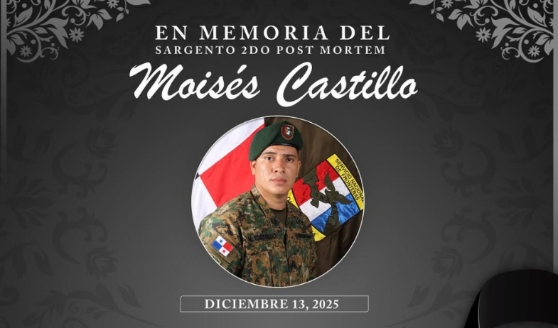 SENAFRONT llora la muerte de Moisés A. Castillo, Sargento Segundo Post Mortem 