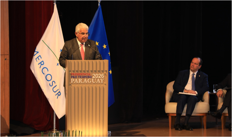 Mulino respalda el multilateralismo tras firma del acuerdo Mercosur–Unión Europea 