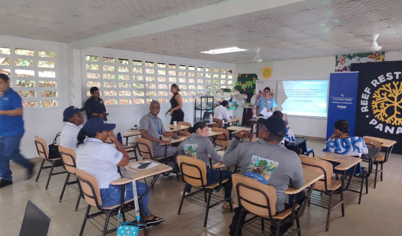 Orientan sobre la protección de los arrecifes en Portobelo 