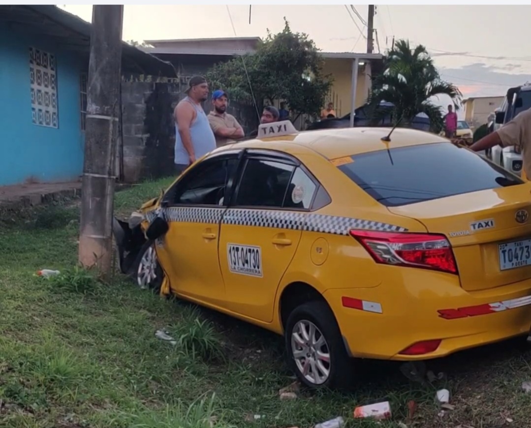 Fallece taxista en accidente vial en La Chorrera 