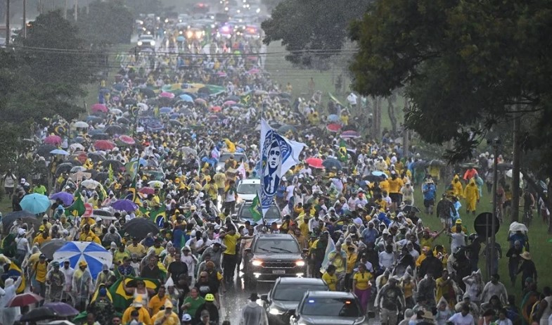 Varios heridos por un rayo durante la manifestación en apoyo a Bolsonaro en Brasilia 