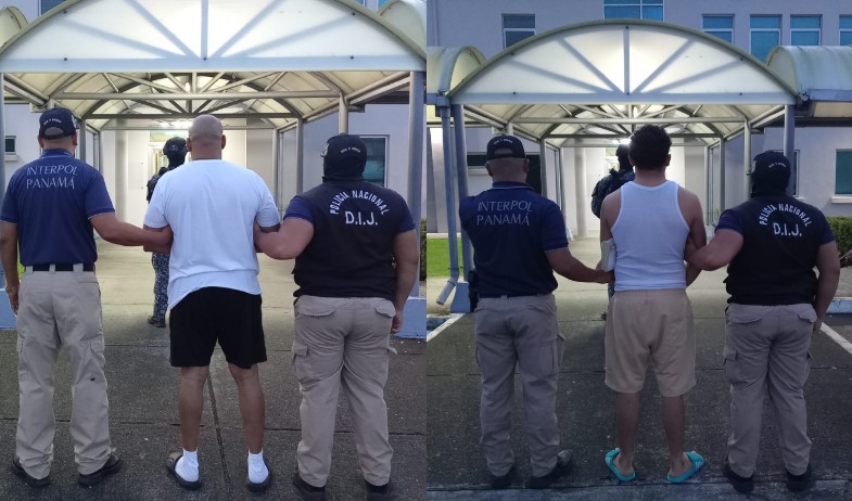 Interpol Panamá extradita a EE.UU. a hondureño y dominicano acusados de delitos graves 