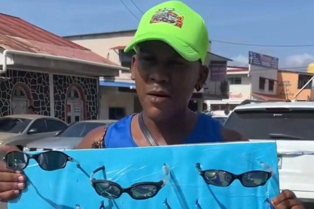 La Dikisima no cree en nadie y se fue a Las Tablas con su mercancía carnavalera 