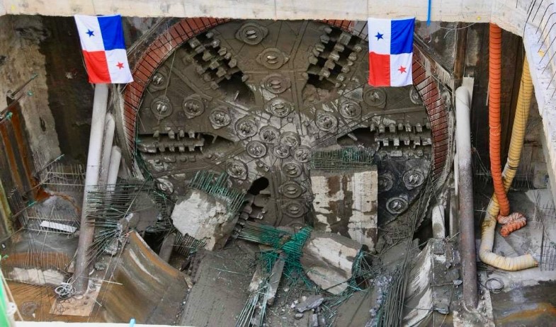 Tuneladora Panamá finaliza primera fase de excavación 