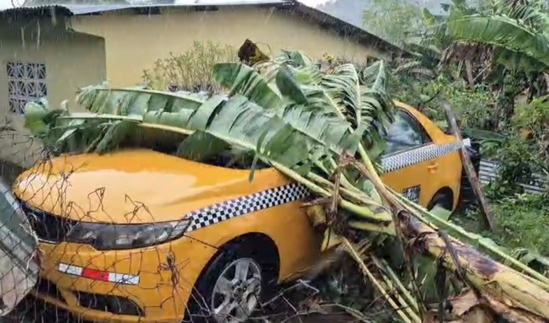 Fuertes lluvias y vientos causan afectaciones en la provincia de Colón 