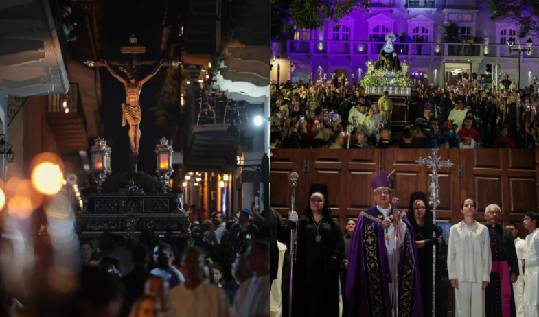 Multitudinaria procesión marca el inicio de la Semana Santa en el Casco Antiguo 