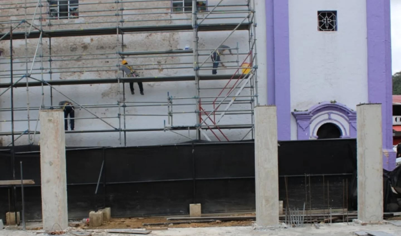 Restauración de la iglesia San Felipe avanza en Portobelo 