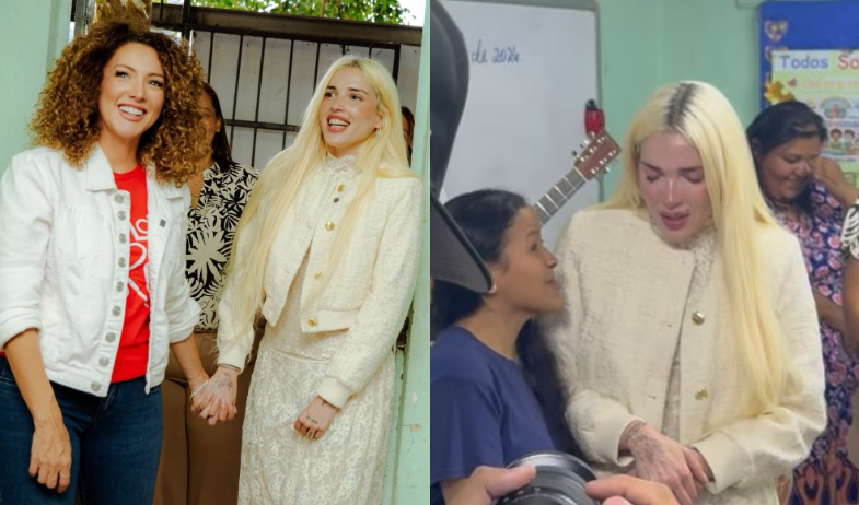 ¡En visita a un centro del IPHE en Panamá! Erika Ender y Elena Rose conectaron con niños en emotivo encuentro 