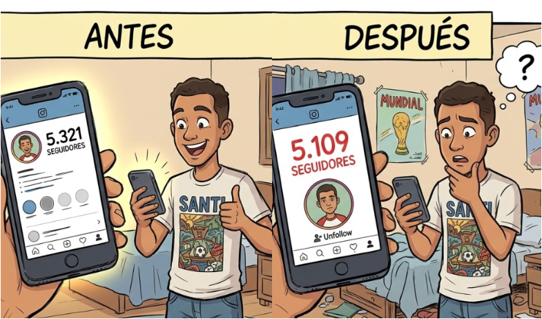 ¿Por qué están bajando los seguidores en Instagram? 