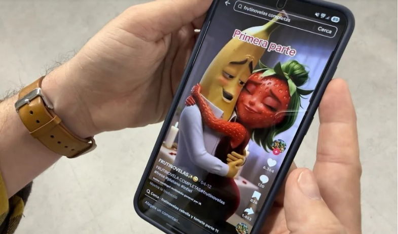 'Frutinovelas': la IA reiventa el melodrama en redes con frutas y estereotipos machistas 