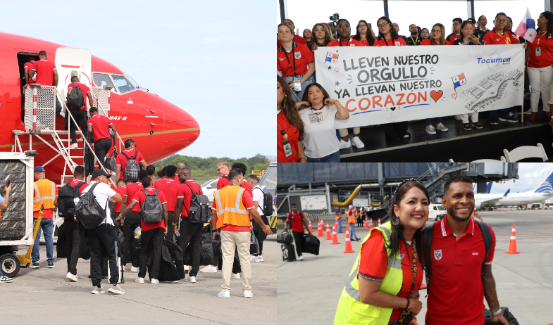 ¡Todo un país viaja con ellos! Panamá parte rumbo al Mundial 2026 