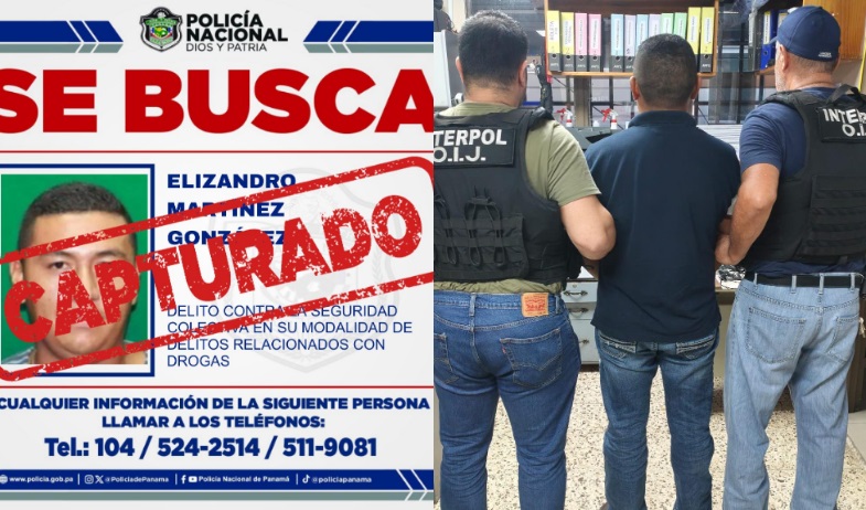 Capturan en Costa Rica a uno de los más buscados por narcotráfico en Panamá 