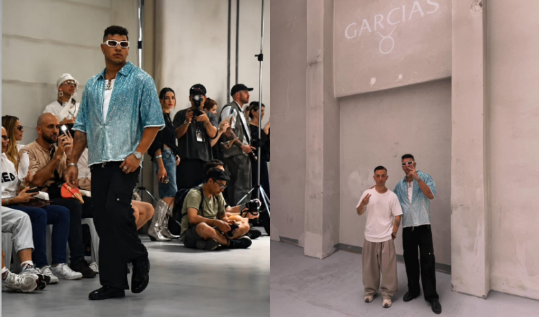 Boza conquista una de las pasarelas más exclusivas de Milán de la mano del diseñador Nicolás Martín García 