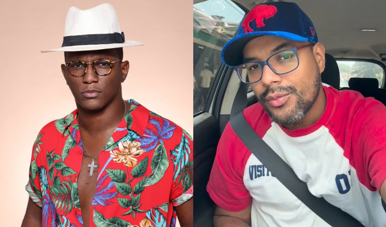 Juan, de la fonda Tiki, y Franklyn Robinson exponen sus reclamos por la electricidad 