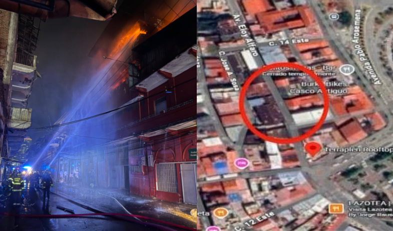 ¡Siguen en la zona! Bomberos aún trabajan tras el devastador incendio en el Casco Antiguo 