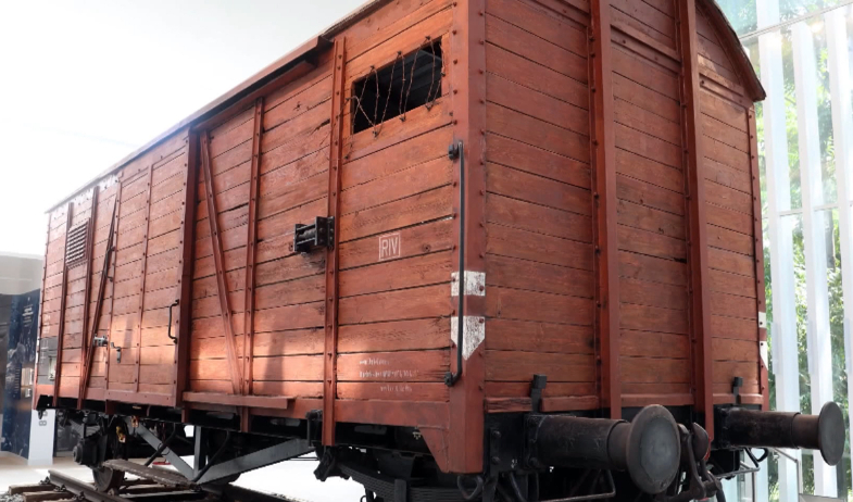 Panamá inaugura una exhibición con un auténtico tren usado durante el Holocausto 