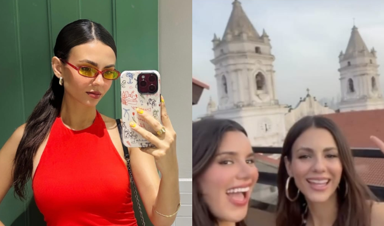 Victoria Justice disfruta del Casco Antiguo y se anima hasta a bailar salsa durante su visita al país 