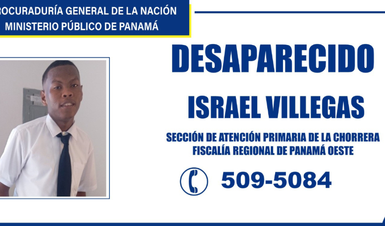 MP pide ayuda para ubicar a joven desaparecido  