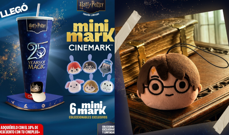  Cinemark lanza los Minimark y llegan con figuras coleccionables de Harry Potter 