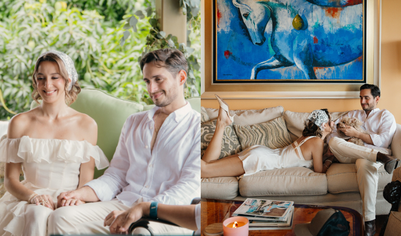 Diego y Mafe se casaron por lo civil y se convierten en los nuevos De Obaldía 