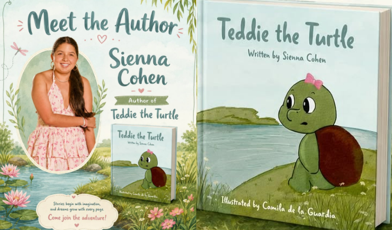 Sienna Cohen presenta Teddie the Turtle, una historia infantil que invita a enfrentar los miedos 