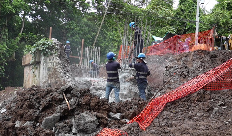 Avanza construcción del nuevo puente sobre el río Perequeté en Capira 