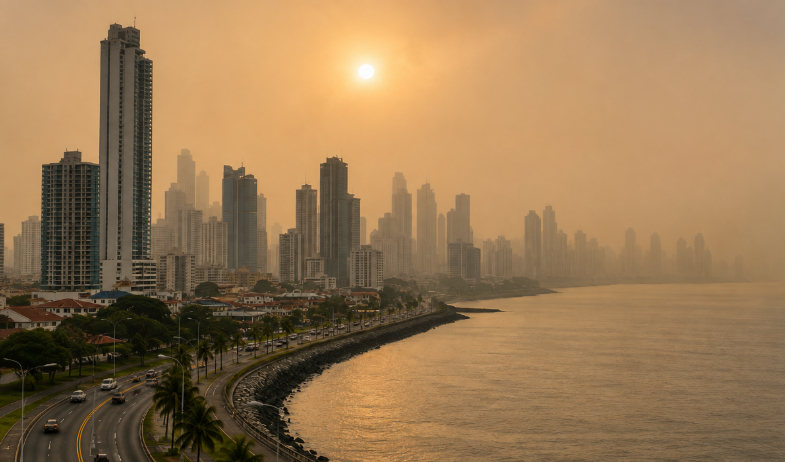 IMHPA advierte sobre incursión de polvo del Sahara en Panamá desde este domingo 