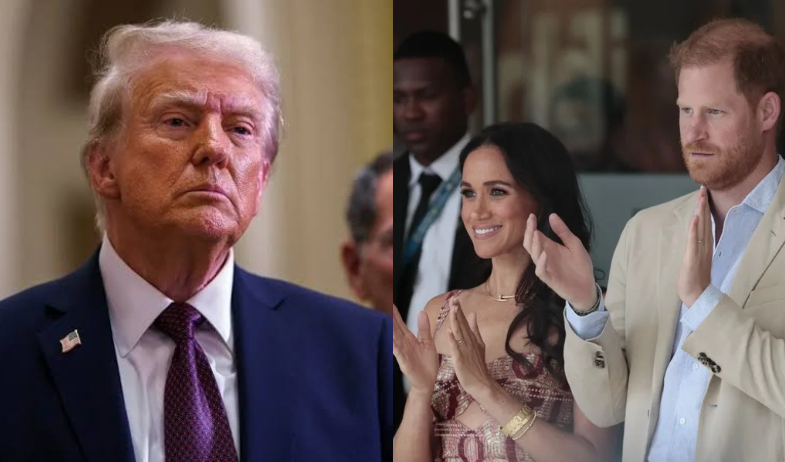 Trump dice que no habría recibido de vuelta a Harry y Meghan en Reino Unido 