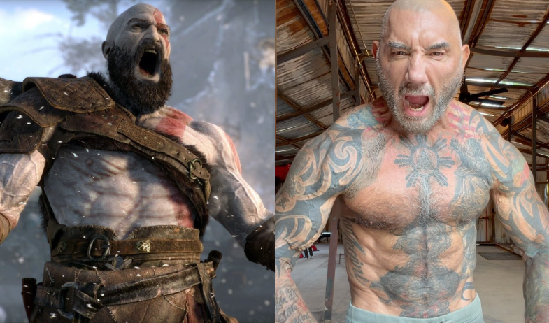 Dave Bautista se pone en modo Kratos: así avanza su transformación para ‘God of War’ 