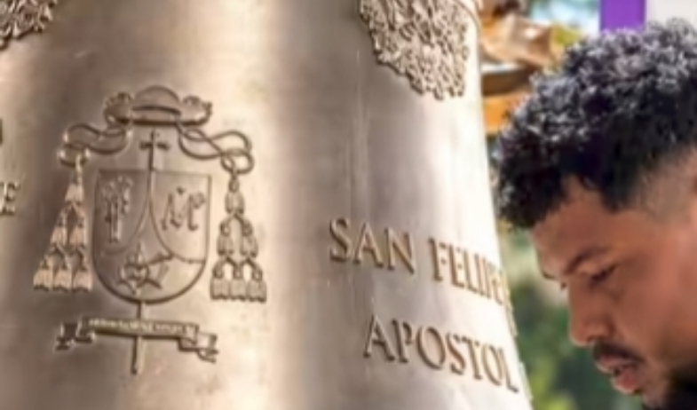 Iglesia de Portobelo estrena cuatro campanas nuevas antes de la celebración del Cristo Negro 