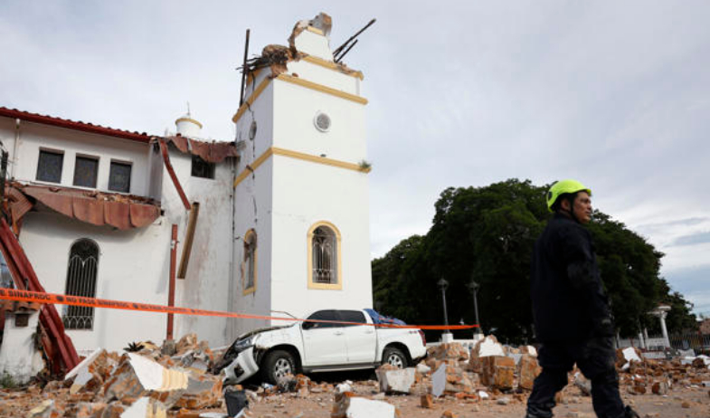 Evalúan el alcance de los daños que causó el terremoto en los bienes patrimoniales 