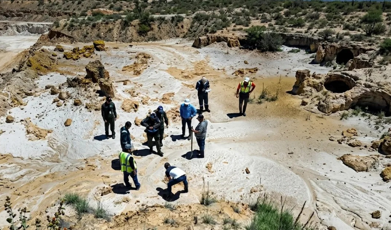 Terremoto  provoca deslave en la antigua mina de Remance 