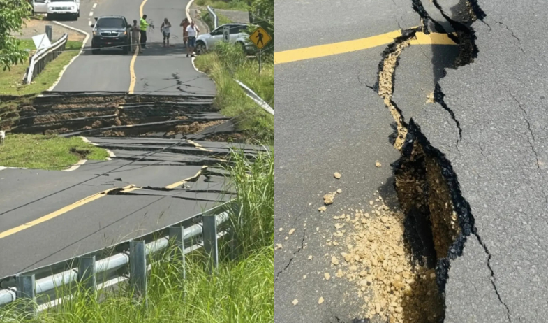 Fuerte sismo sacude a Veraguas: daños estructurales y vías colapsadas 