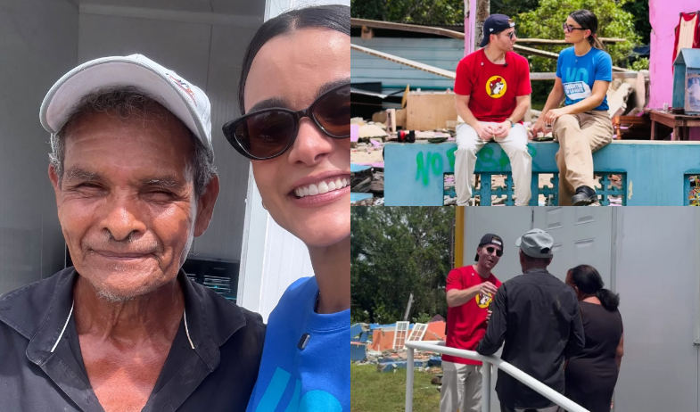 Clarissa Molina, presentadora de Univision, acompañó a Mayer Mizrachi en recorrido solidario por Veraguas 