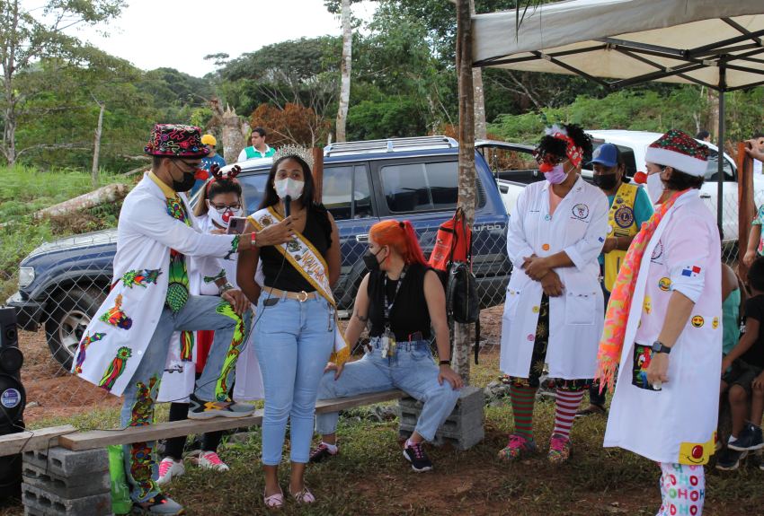 Interactuaron con los visitantes.