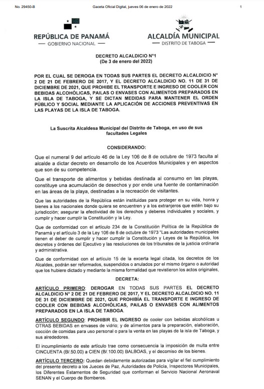 Nuevo decreto 
